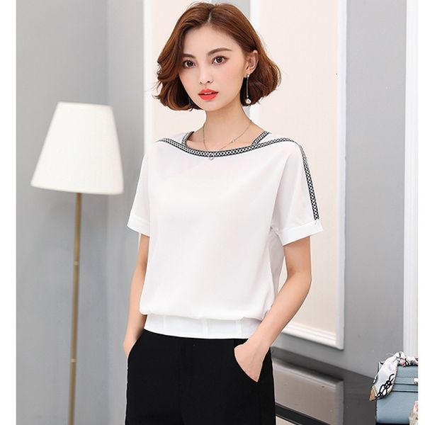 female chiffon blouse, fashionable woman's blouse, casual, plus size, short sleeve, for women, shirt 7i3y, Black
female chiffon blouse, fashionable woman's blouse, casual, plus size, short sleeve, for women, shirt 7i3y, Black