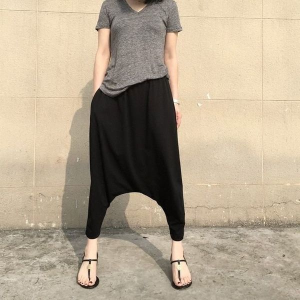 women's jeans black baggy pants harem big crotch hanging cropped loose casual thin baggies harajuku cross- ko9c, Blue
women's jeans black baggy pants harem big crotch hanging cropped loose casual thin baggies harajuku cross- ko9c, Blue