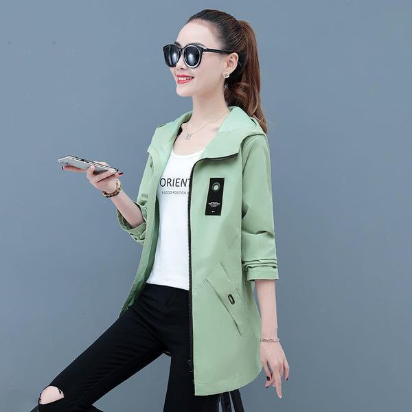 women's jackets autumn hooded zipper jacket women windproof thin spring full sleeve pockets coats black bean green brick red fall cloth, Black;brown
women's jackets autumn hooded zipper jacket women windproof thin spring full sleeve pockets coats black bean green brick red fall cloth, Black;brown