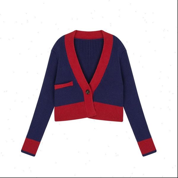 spring autumn womens contrast knit cardigan retro long sleeve outer splicing short sweater women new trend gd227, White;black
spring autumn womens contrast knit cardigan retro long sleeve outer splicing short sweater women new trend gd227, White;black