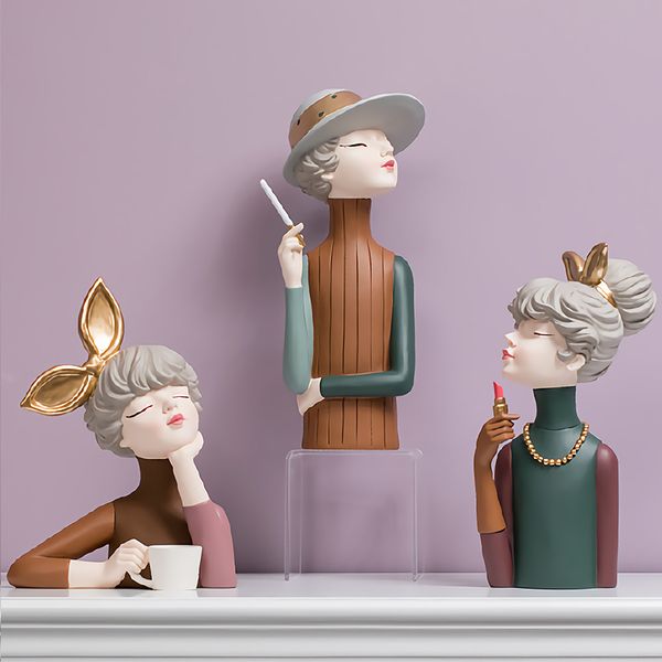 modern girl resin figurines crafts home livingroom desk fairy statues decoration office table fashion ornaments birthday gifts c0220
modern girl resin figurines crafts home livingroom desk fairy statues decoration office table fashion ornaments birthday gifts c0220