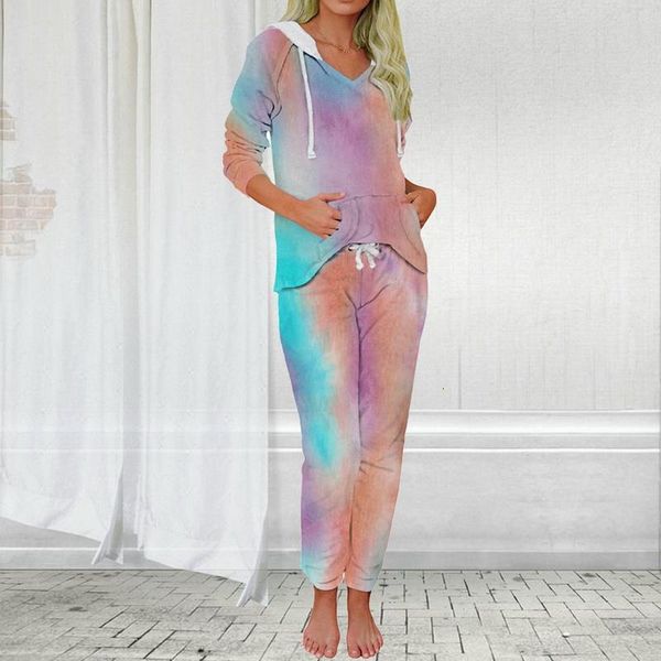 2020 summer tie dye printed women pajamas long sleeve and long pants hooded set nightwear casual sleepwear, Black;red
2020 summer tie dye printed women pajamas long sleeve and long pants hooded set nightwear casual sleepwear, Black;red