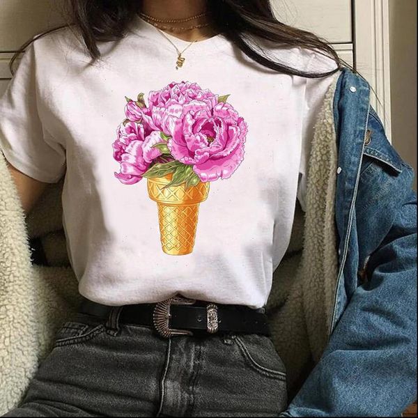 women clothes lady graphic ice cream summer autumn mujer camisetas floral print tees female t shirt womens t shirt, White
women clothes lady graphic ice cream summer autumn mujer camisetas floral print tees female t shirt womens t shirt, White