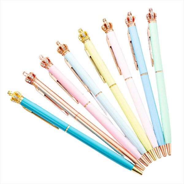 ballpoint pens 1pcs upscale diamond crown pen business office gift signing fashion beautiful metal writing for kids, Blue;orange
ballpoint pens 1pcs upscale diamond crown pen business office gift signing fashion beautiful metal writing for kids, Blue;orange