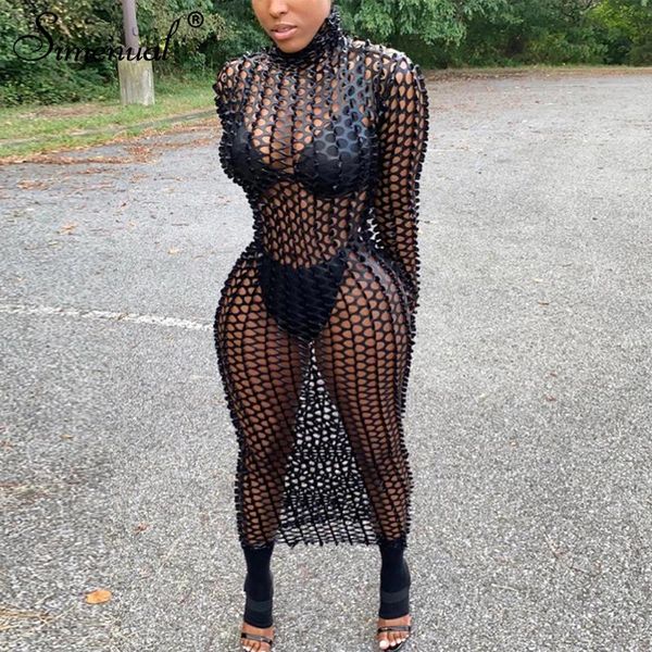 simenual hollow out skinny long women dress bodycon long sleeve midnight clubwear party maxi dresses transparent solid, Black;gray
simenual hollow out skinny long women dress bodycon long sleeve midnight clubwear party maxi dresses transparent solid, Black;gray