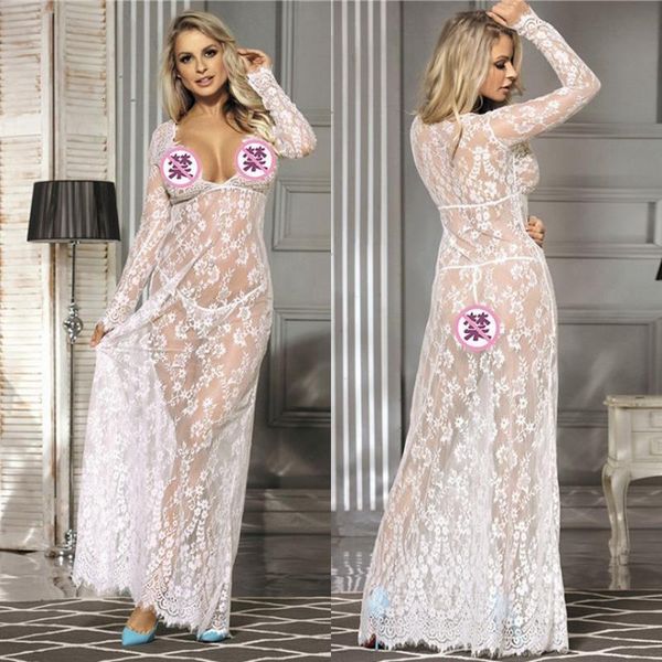 4xxl plus size lace night dress ladies long gowns black see-though deep v-neck womens nightgown sleepwear porno lingerie dress, Black;red
4xxl plus size lace night dress ladies long gowns black see-though deep v-neck womens nightgown sleepwear porno lingerie dress, Black;red