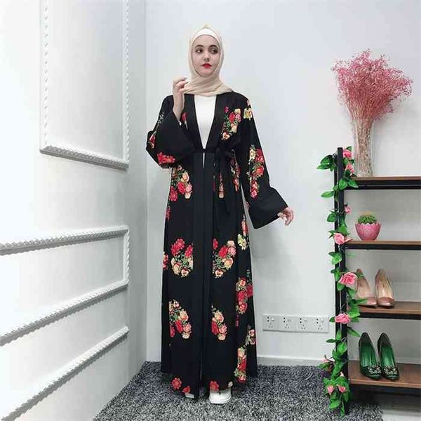 muslim dress open abaya kimono cardigan abayas for women turkish islamic clothing robe musulmane dubai islam kaftan djellaba, Red
