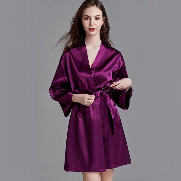 women's sleepwear satin wedding plus size casual robe solid robes pajamas female bathrobe nightgown spa dressing gown, Black;red
women's sleepwear satin wedding plus size casual robe solid robes pajamas female bathrobe nightgown spa dressing gown, Black;red