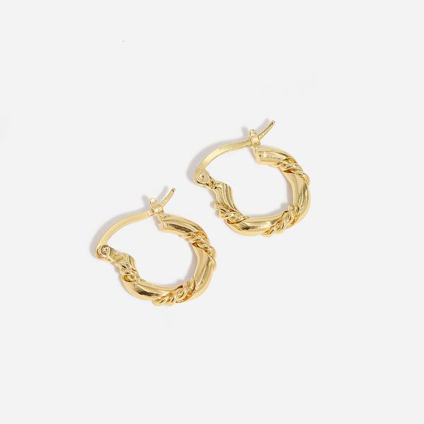 french brass gold plating design simple texture earring shape metal small circle earrings elegant female, Silver
french brass gold plating design simple texture earring shape metal small circle earrings elegant female, Silver