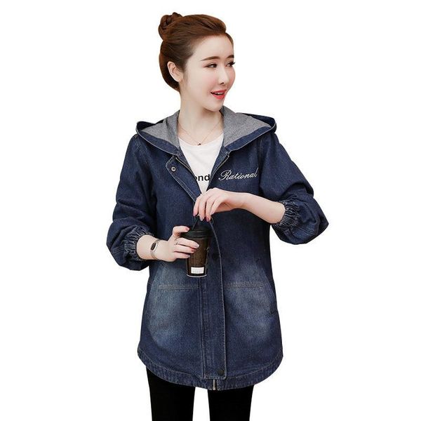 women's jackets jacket 2021 autumn women denim hooded casual jeans coat female vintage streetwear basic coats plus size 4xl, Black;brown
women's jackets jacket 2021 autumn women denim hooded casual jeans coat female vintage streetwear basic coats plus size 4xl, Black;brown