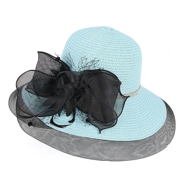 wide brim hats collapsible bow removable shading women straw hat outdoor sun protection summer beach visor cap, Blue;gray
wide brim hats collapsible bow removable shading women straw hat outdoor sun protection summer beach visor cap, Blue;gray