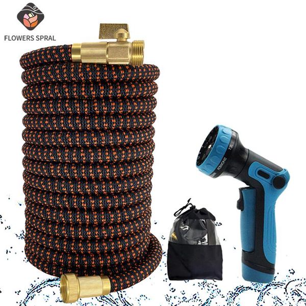 watering equipments 3/4 retractable magic garden hose with spray gun for car washing high pressure irrigation
watering equipments 3/4 retractable magic garden hose with spray gun for car washing high pressure irrigation