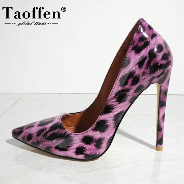 dress shoes taoffen western style women pumps leopard pattern leather fashion thin high heels pointe toe footwear size 34-43, Black
dress shoes taoffen western style women pumps leopard pattern leather fashion thin high heels pointe toe footwear size 34-43, Black