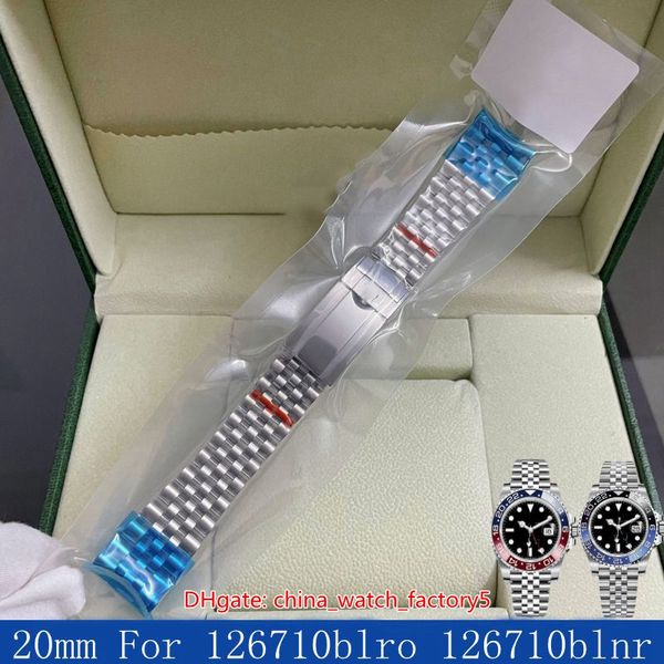 20mm gmt watch bands strap stainless steel pepsi watches bracelet buckle deployment safety folding clasp for 40mm 126710 126710blro 126710bl, Black;brown
20mm gmt watch bands strap stainless steel pepsi watches bracelet buckle deployment safety folding clasp for 40mm 126710 126710blro 126710bl, Black;brown