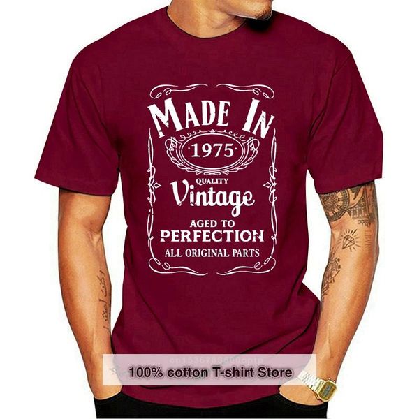 men's t-shirts clothing s m xl xxl men short sleeve made in 1975 42nd year birthday age present o-neck christmas shirt, White;black
men's t-shirts clothing s m xl xxl men short sleeve made in 1975 42nd year birthday age present o-neck christmas shirt, White;black