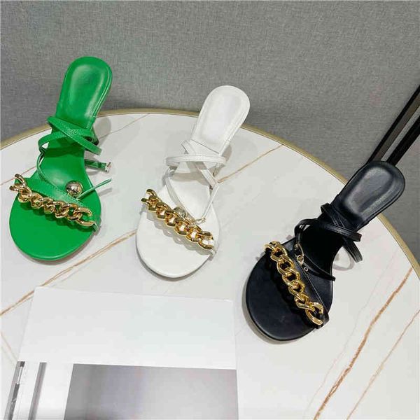 one line buckle open toe high heels women's 2022 new summer back empty chain metal ball sandals, Black
one line buckle open toe high heels women's 2022 new summer back empty chain metal ball sandals, Black