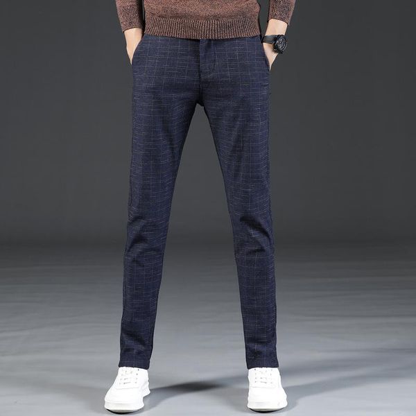 casual pants men's spring and summer new men's slim straight check pants trend youth long, Black
casual pants men's spring and summer new men's slim straight check pants trend youth long, Black