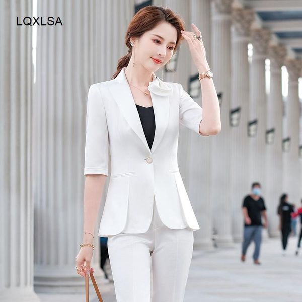 spring formal pant suit office lady uniform designs for white blazer women suits business long femme work wear plus size
spring formal pant suit office lady uniform designs for white blazer women suits business long femme work wear plus size