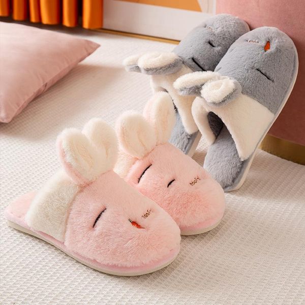 slippers winter home cotton warm women men fur soft shoes cute non-slip indoor bedroom house female couples furry slides, Black
slippers winter home cotton warm women men fur soft shoes cute non-slip indoor bedroom house female couples furry slides, Black
