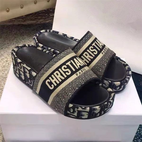 slippers holiday wear 2020 summer d home embroidery letter heightening one line ins cool slippers women's shoes thick soled slippers zl, Black
slippers holiday wear 2020 summer d home embroidery letter heightening one line ins cool slippers women's shoes thick soled slippers zl, Black
