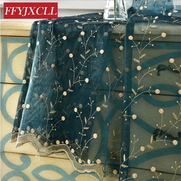 curtain & drapes luxury embroidered leaves tulle white sheer for window organza curtains living room door solid blue
curtain & drapes luxury embroidered leaves tulle white sheer for window organza curtains living room door solid blue