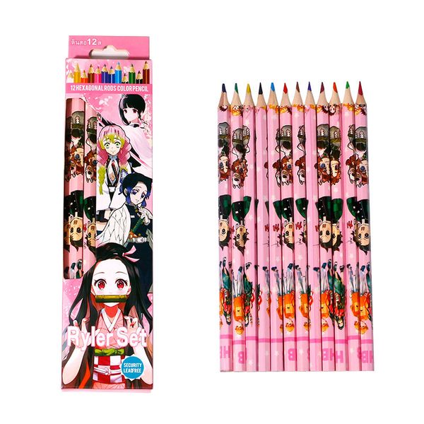 painting pens ghost blade 12 box demon killer cartoon graffiti painting lead student hb color pencil, Black;red
painting pens ghost blade 12 box demon killer cartoon graffiti painting lead student hb color pencil, Black;red