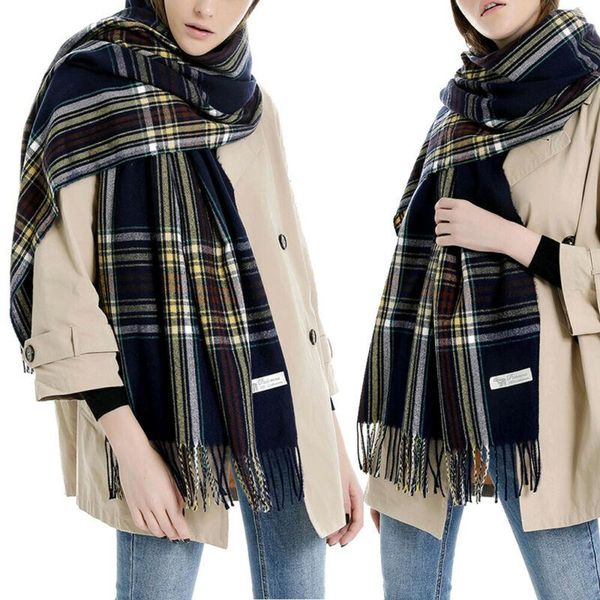 scarves 2021 est women pashmina winter plaid warm shawl oversize cashmere wrap stole long, Blue;gray
scarves 2021 est women pashmina winter plaid warm shawl oversize cashmere wrap stole long, Blue;gray