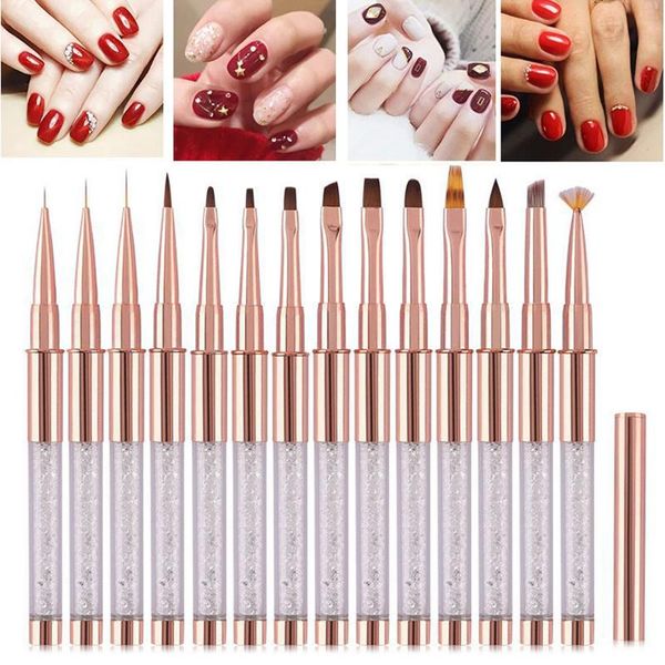 nail brushes professional art rhinestone handle carving brush uv gel extension builder painting liner drawing pen manicure tool, Yellow
nail brushes professional art rhinestone handle carving brush uv gel extension builder painting liner drawing pen manicure tool, Yellow