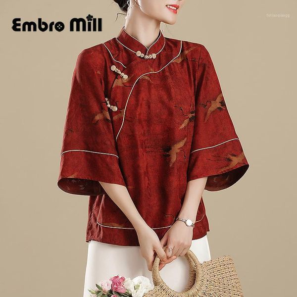 women's jackets silk fragrant cloud yarn chinese style blouse summer plus size retro oblique placket buckle loose cheongsam jacket s-3x, Black;brown
women's jackets silk fragrant cloud yarn chinese style blouse summer plus size retro oblique placket buckle loose cheongsam jacket s-3x, Black;brown