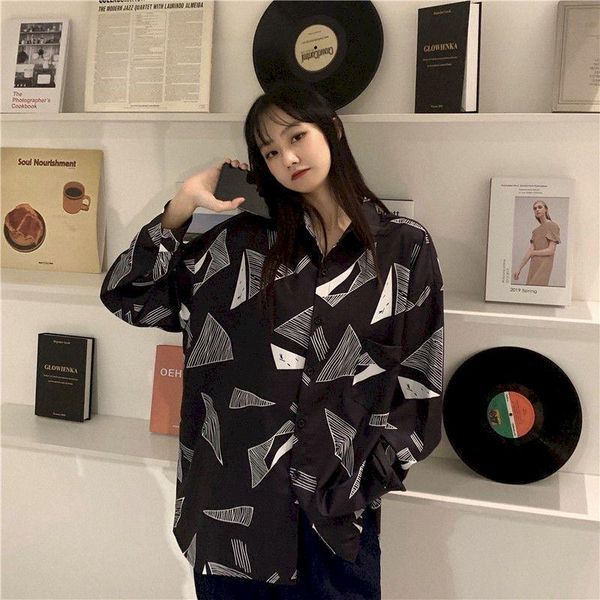 women's blouses & shirts blouse cardigan plus size loose mid-length autumn clothing fall 2021 women korean vintage harajuku shirt, White
women's blouses & shirts blouse cardigan plus size loose mid-length autumn clothing fall 2021 women korean vintage harajuku shirt, White