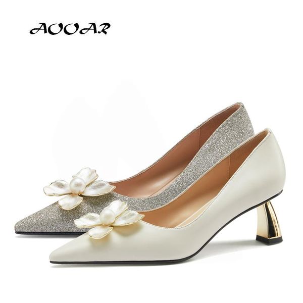 dress shoes aooar ladies glitter flower decoration pointed toe slip-on low shaped heel pumps genunie leather for women, Black
dress shoes aooar ladies glitter flower decoration pointed toe slip-on low shaped heel pumps genunie leather for women, Black