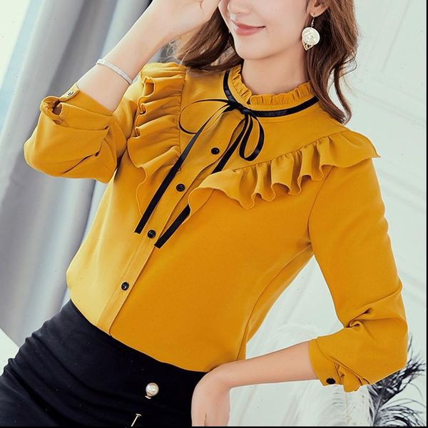 new spring autumn women fashion ladies long sleeve shirts casual chiffon blouse work wear office lady blusas femininas, White
new spring autumn women fashion ladies long sleeve shirts casual chiffon blouse work wear office lady blusas femininas, White