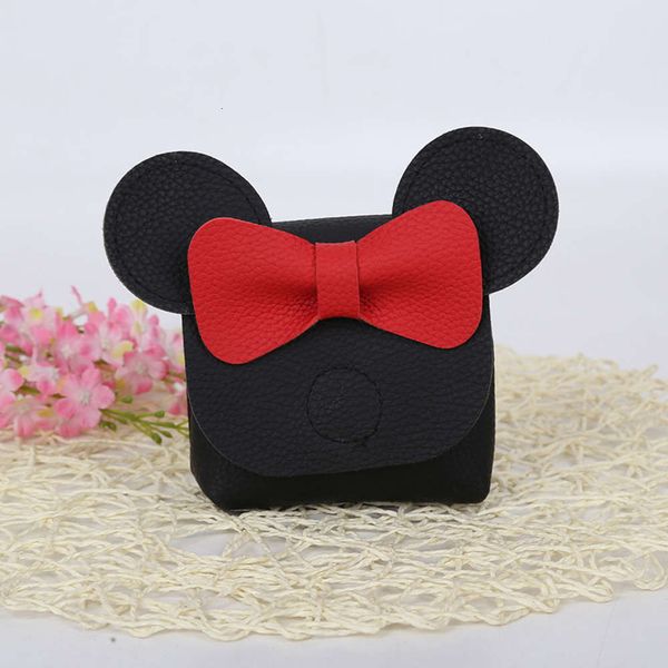 hbp fashion 2021 new korean mouse girl's slanting across cute bow small bag pu material