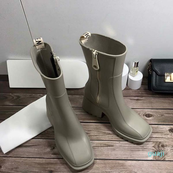 trends thick heel zipper short rain boots popsicle classic solid color heels height 6.0cm cowboy slippers vaqueras sandals leather, Black
trends thick heel zipper short rain boots popsicle classic solid color heels height 6.0cm cowboy slippers vaqueras sandals leather, Black