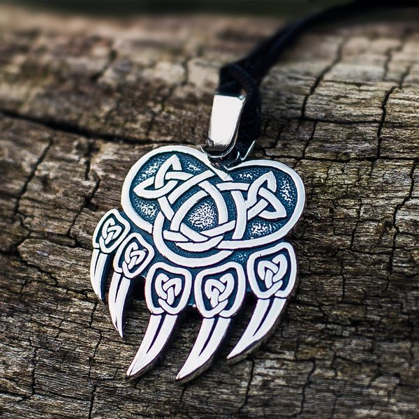 celtics viking silver color stainless steel bear claw pendant necklace nordic amulet jewelry
celtics viking silver color stainless steel bear claw pendant necklace nordic amulet jewelry