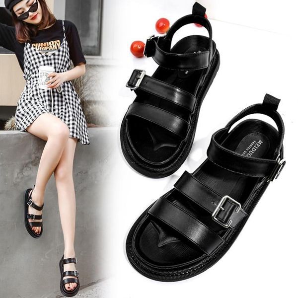 sandals flat bottom casual women's black 
sandals flat bottom casual women's black