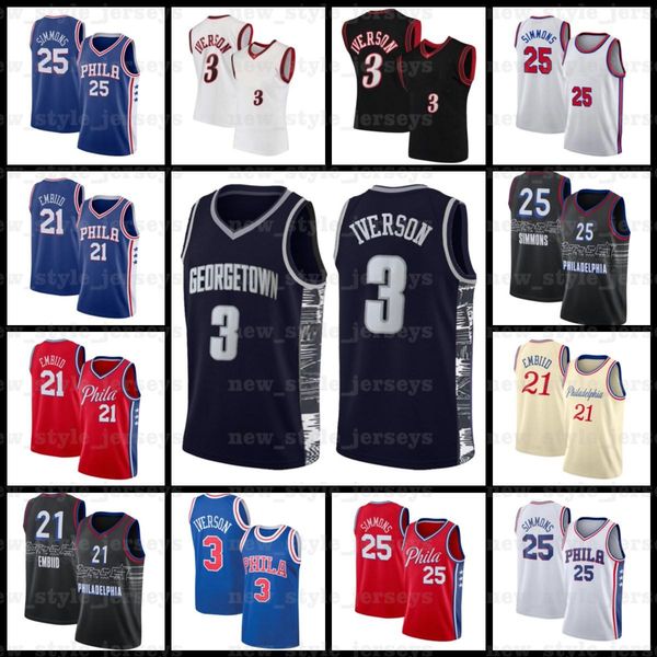 ncaa 21 joel simmons iverson embiid 25 ben 3 allen philadelphia 76er jersey basketball jerseys m5, Black;red
ncaa 21 joel simmons iverson embiid 25 ben 3 allen philadelphia 76er jersey basketball jerseys m5, Black;red
