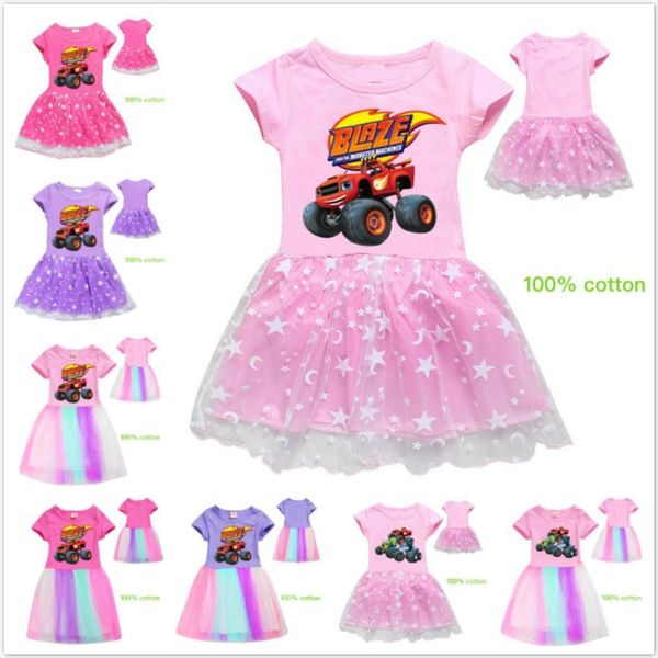 summer girls cartoon blazing speed girl dresses cars monster machines print princess dress kids baby cotton short sleeve clothes, Red;yellow
summer girls cartoon blazing speed girl dresses cars monster machines print princess dress kids baby cotton short sleeve clothes, Red;yellow