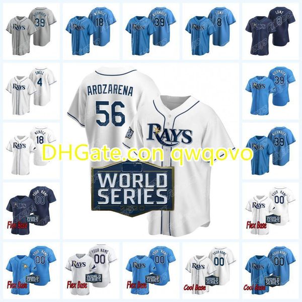 youth 56 randy arozarena 2020 world series baseball jersey mike zunino kevin kiermaier willy adames manuel margot blake snell nate lowe, Blue;black
youth 56 randy arozarena 2020 world series baseball jersey mike zunino kevin kiermaier willy adames manuel margot blake snell nate lowe, Blue;black