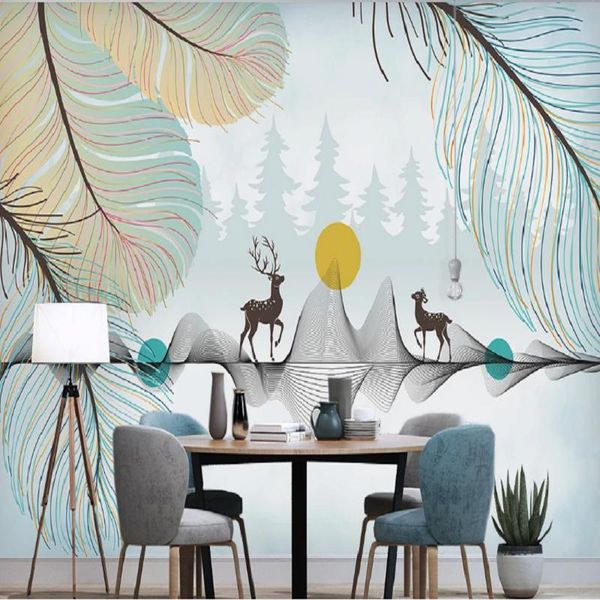 wallpapers 3d large mural wallpaper modern minimalist feather day departure wealth tree couple elk children room tv background wall bedroom
wallpapers 3d large mural wallpaper modern minimalist feather day departure wealth tree couple elk children room tv background wall bedroom