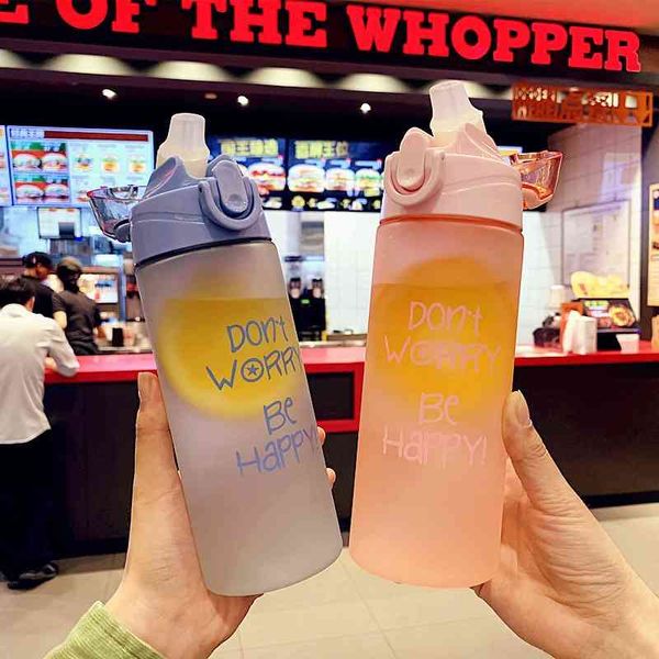 Yaqi 2021 new small fresh sports kettle outdoor portable spring straw plastic frosted cup
Yaqi 2021 new small fresh sports kettle outdoor portable spring straw plastic frosted cup