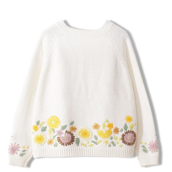 spring autumn point open female cardigans embroidered floral sweet mesh sweater woman outerwear ta1269 f3ol, White;black
spring autumn point open female cardigans embroidered floral sweet mesh sweater woman outerwear ta1269 f3ol, White;black
