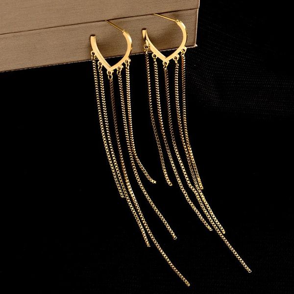 dangle & chandelier 316l stainless steel fadeless long tassel ear stud temperament shows the earring of face thin trend web celebrity eardro, Silver
dangle & chandelier 316l stainless steel fadeless long tassel ear stud temperament shows the earring of face thin trend web celebrity eardro, Silver