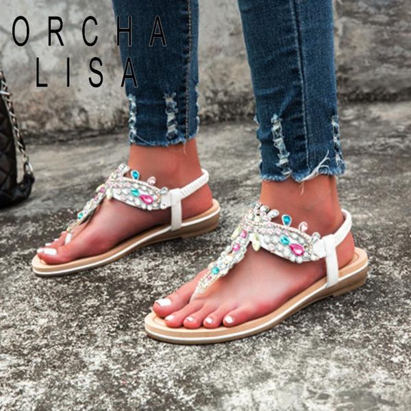 sandals orcha lisa women 2021 clip toe flat crystal bling rome multi colors big size 36-41 beach outdoor summer a3645, Black
sandals orcha lisa women 2021 clip toe flat crystal bling rome multi colors big size 36-41 beach outdoor summer a3645, Black