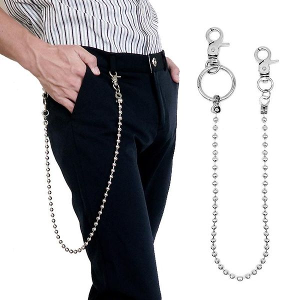 keychains aioclo 64cm long stainless steel beads wallet belt chain rock punk trousers hipster pant jean keychain silver ring clip keyring
keychains aioclo 64cm long stainless steel beads wallet belt chain rock punk trousers hipster pant jean keychain silver ring clip keyring