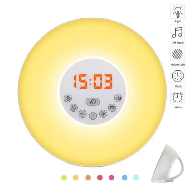 2021 new sunrise/sunset/digital alarm....colored light led digital alarm clock time display....radio snooze nature mode wake up sound meq1
2021 new sunrise/sunset/digital alarm....colored light led digital alarm clock time display....radio snooze nature mode wake up sound meq1