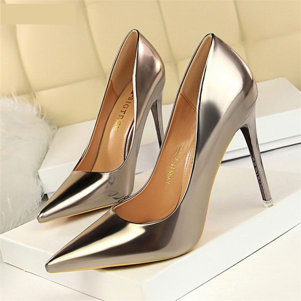 women borrow new fashion high-heeled office shoes fdg2, Black