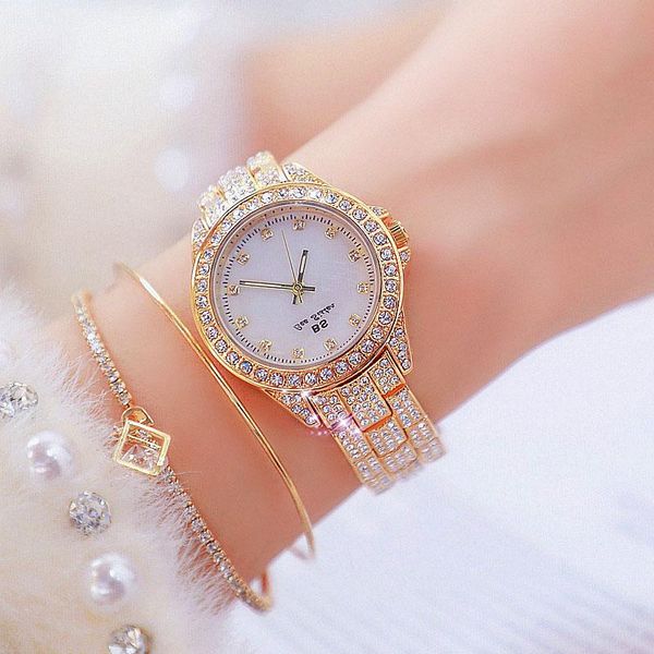 wristwatches bs women's watch fashion gold blue green stainless steel waterproof quartz rhinestone wrist, Slivery;brown
wristwatches bs women's watch fashion gold blue green stainless steel waterproof quartz rhinestone wrist, Slivery;brown