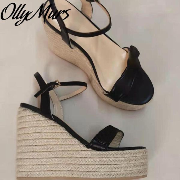 sandals ollymurs summer open toe platform high heels wedges shoes women zapatos mujer, Black 
sandals ollymurs summer open toe platform high heels wedges shoes women zapatos mujer, Black