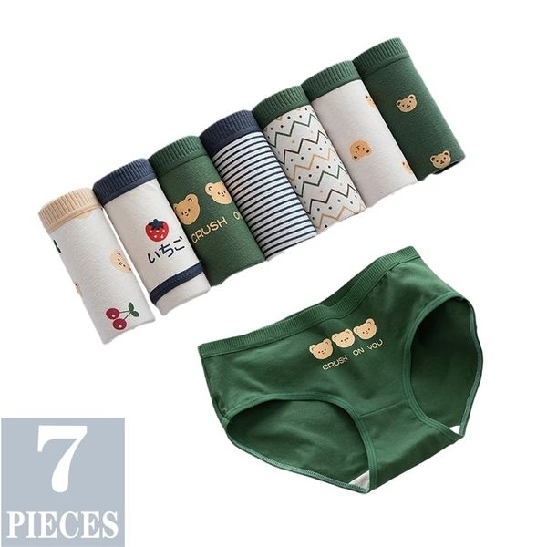 7pcs underwear women plus size panties girls briefs lingeries cueca intimates calcinhas cotton shorts underpants cute panty 210730, Black;pink
7pcs underwear women plus size panties girls briefs lingeries cueca intimates calcinhas cotton shorts underpants cute panty 210730, Black;pink
